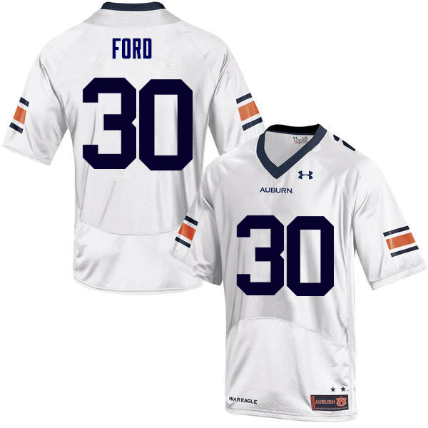 Men Auburn Tigers #30 Dee Ford College Football Jerseys Sale-White - Click Image to Close